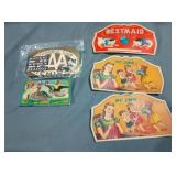 Sewing needle books vintage