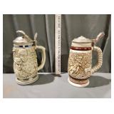 Avon handcrafted in Brazil beer steins Navy