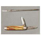 Hammer Pocket Knife Kirby Beard & Co Sewing Needle