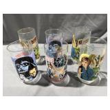 (6) Star Wars Coca-Cola Collectors Glass Cups