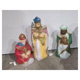 General Foam 3pc Illuminated Wise Men Blow Molds