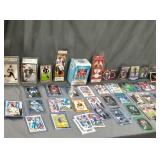 Very nice collection of sports cards game worn