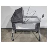 Portable Bedside Bassinet with Diaper Shelf