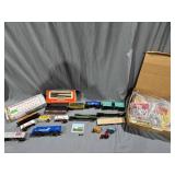 H.O Scale Trains, Cars, Tanker, Buildings & More