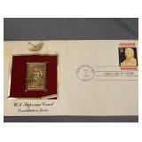 Bicentennial U.S. 22K Gold "First Day Issue" Stamp