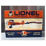 Lionel Strearman BiPlane Die cast metal bank