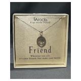 .925 Silver Plated Necklace & Pendant "Cat Mom"