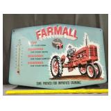 Farmall Thermometer Metal Sign 14" x10"