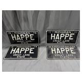 (2) Pair 1979 &ï¿½80 Michigan License Plates