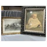 Victorian Baby Portrait & Horse Picture