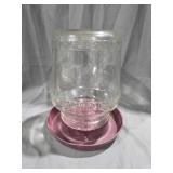 Warner Pet Waterer, Glass & Plastic