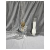 Aladdin Kerosene Lamp, Frosted Hurricane Chimney,