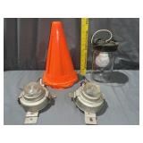 Mason jar light & (2) car hood/trunk service