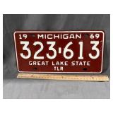 1969 Michigan Trailer Plate