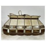 Stained Glass Hanging Triple Light fixture