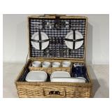 Picnic Basket W/ Dish Set