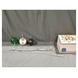 Fishing lot 9 fish stringer metal three fly