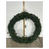 48" Christmas wreath with lights