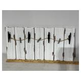 Rustic Wooden Photo Wall Display Board