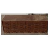 Metal Pic-a-nut 18 Drawer & Contents