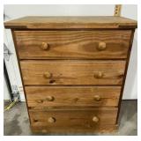 4 Drawer Wood Dresser