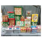 Christmas ornaments new in the box 18 boxes