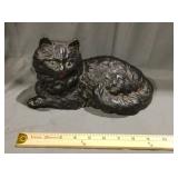 Cast Iron House Cat 10"x4"