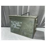 Empty Metal Ammo Box
