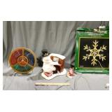 Christmas lot Christmas light sculpture vintage
