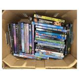 Box of DVD movies