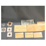 Foreign coins and paper money