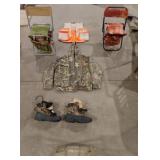 Field & stream size 12 boots large mossy oak