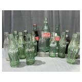 (16) Glass Coca-Cola bottles