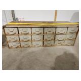 Metal Pic-a-nut 18 Drawer & Contents