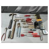Tooling; hammers screw drivers, Pliers & more