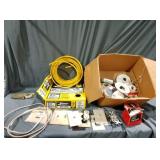 Electricians Box; Romex wiring light fixtures