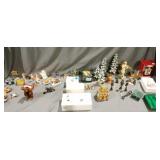 Christmas ornaments nativity scene pieces vintage