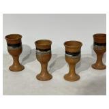 Stoneware Goblets (4)