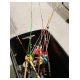 Schooly ice fishing rods and other ice fishing