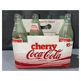 Cherry coca-Cola 16Oz 8 pack carrier with (1)