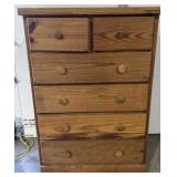 6 Drawer Wood Dresser