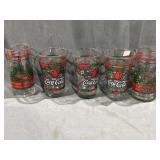 Coca-Cola Christmas Stain Glasses
