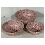 Brook Park 3pc Set Confetti Mixing Bowls