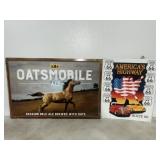 Bells Oatsmobile Ale sign & Route 66 americaï¿½s