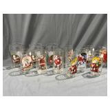 Happy Holidays Christmas Glasses