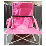 Pink Portable Beach Chair