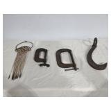 Adjustable C-Clamps, Logging Hook, Chaining