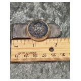 1956 silver quarter money clip