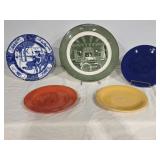 Commerative Plates, Fiesta Plate, unmarked plates