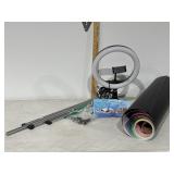 Ring Light & Photography Backdrops W/ Stand